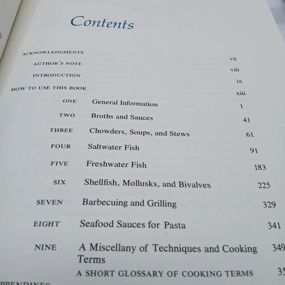 COOKING FISH AND SHELLFISH RUTH A SPEAR HARDCOVER 1st Edition HC DJ